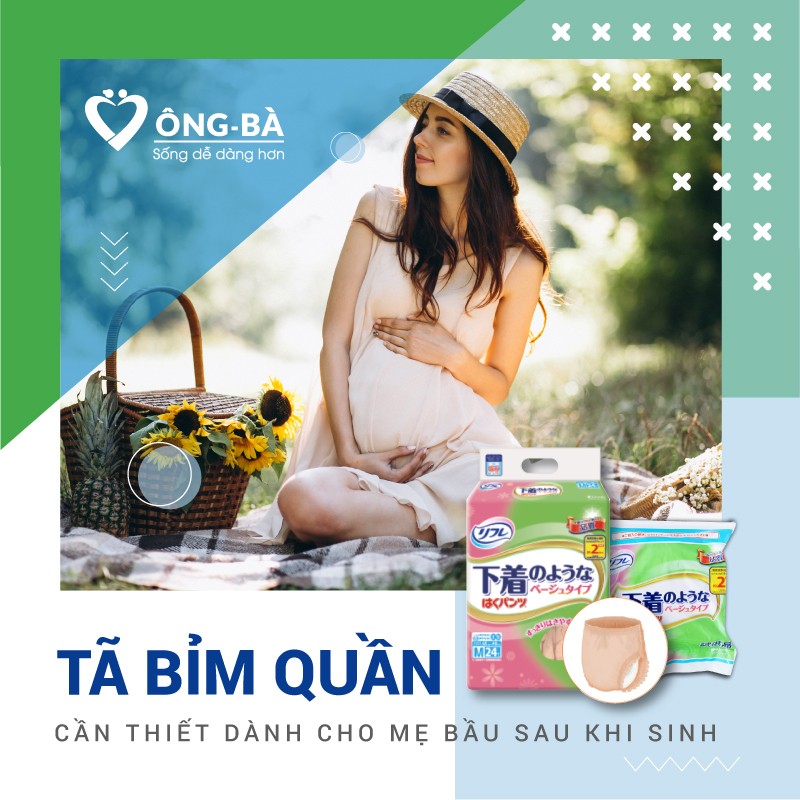 Tã bỉm quần Livedo dành cho mẹ bầu sau sinh